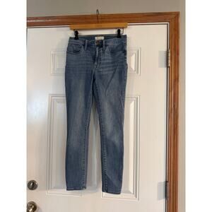 Madewell 9” Mid Rise Skinny Jeans Size 27